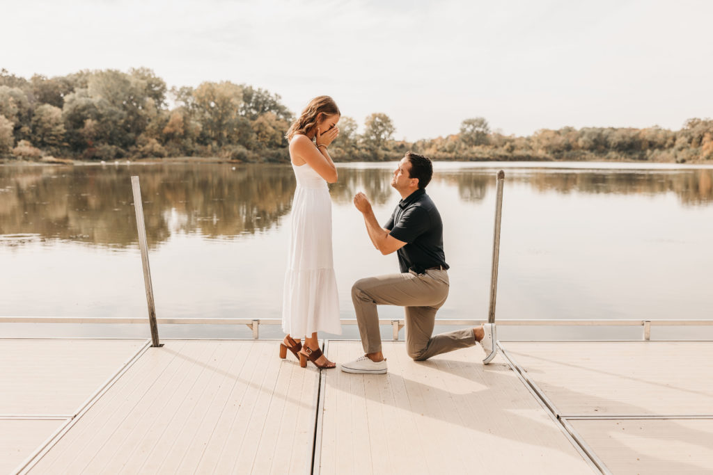 Minnesota couple surprise proposal photoshoot
